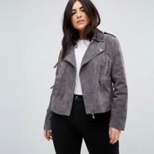 100% Suede Biker Jacket